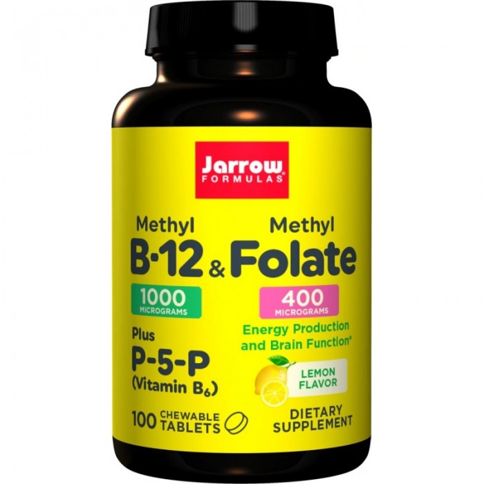 Jarrow Formulas Methyl B-12 & Methyl Folate - Витамин B12